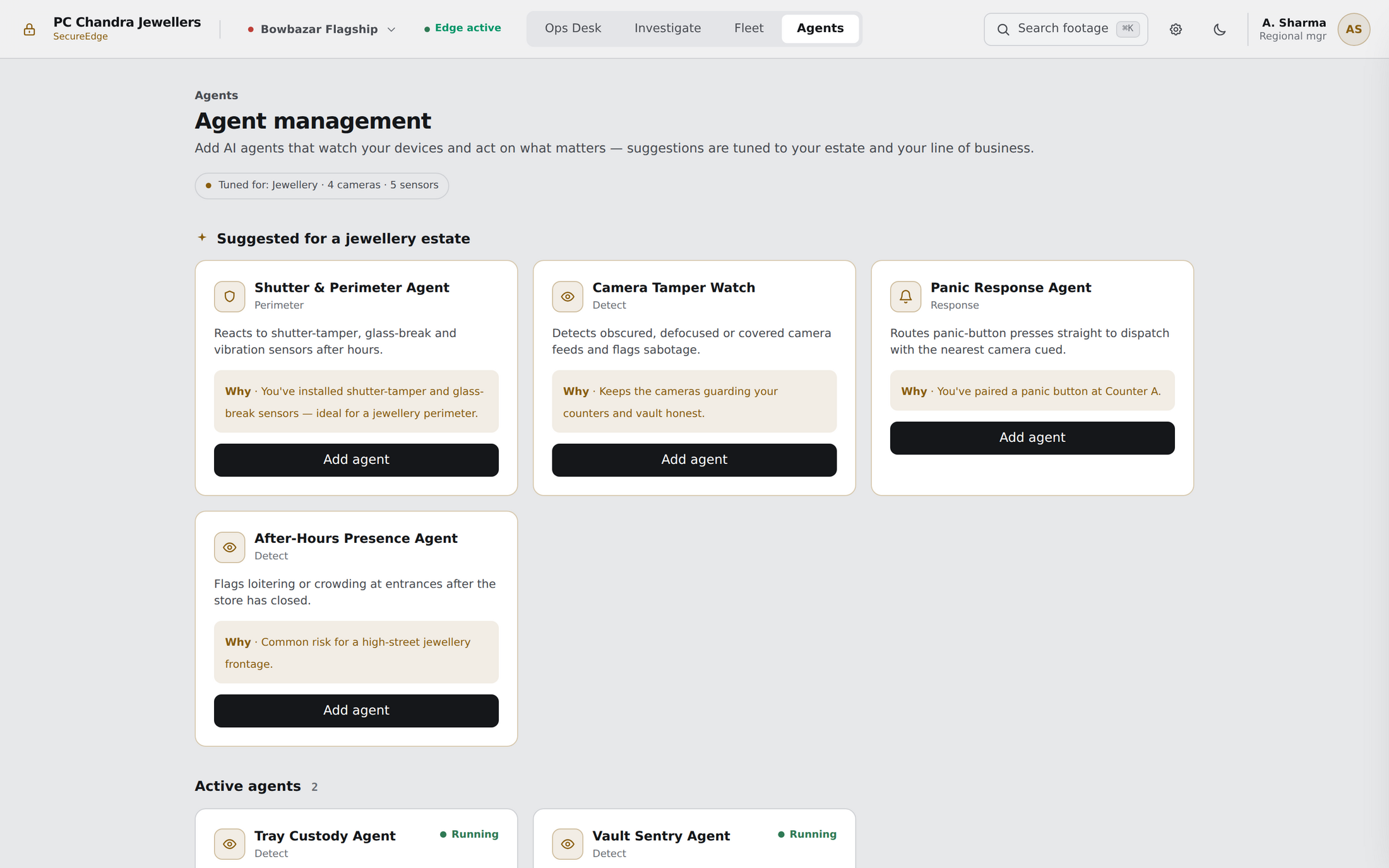 SecureEdge AI investigation agent